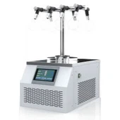 مجفف تجميد مفرغ من الهواء على سطح المكتب LGJ-10N/QT (إطار على شكل حرف T + زجاجة باذنجان)